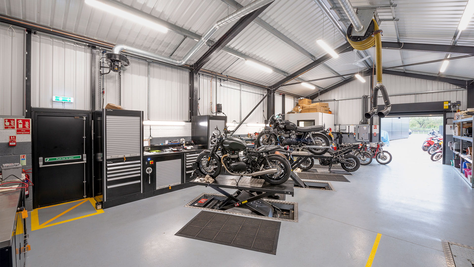 Triumph shop motorcycle shop